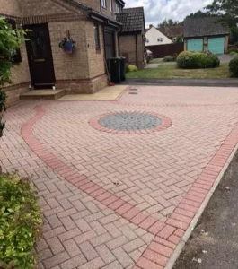 driveway block paving surface cleaning